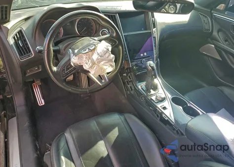 2017 Infiniti Q60 Red Sport 400 z USA, uszkodzony, nr VIN JN1FV7EL5HM701244